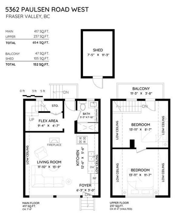 Exterior Rear Photo of 5362 W Paulsen Road, Chilliwack, BC