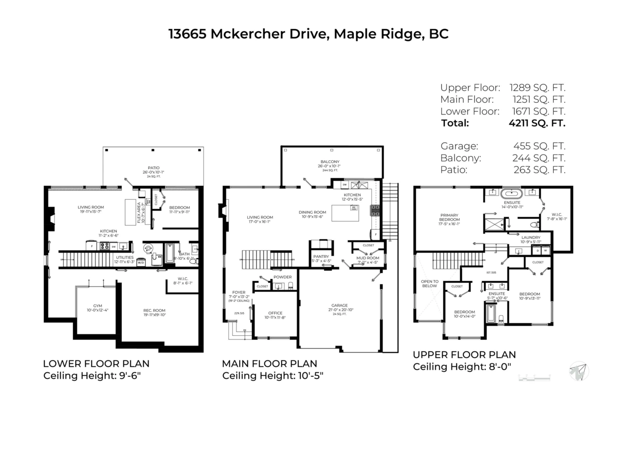 Aerial View of 13665 Mckercher Drive, Maple Ridge, BC