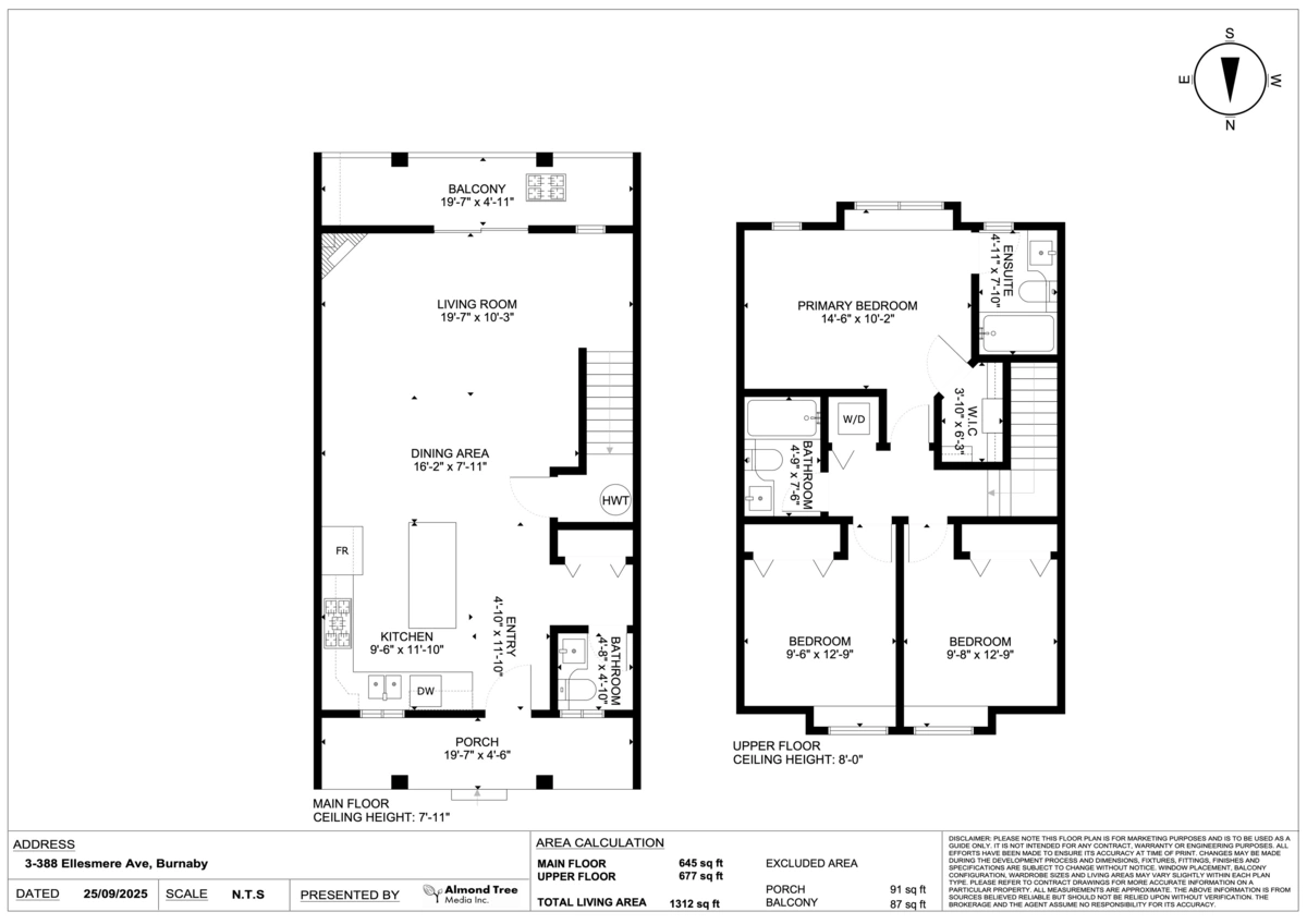Staircase Photo of 3 388 Ellesmere Avenue, Burnaby, BC
