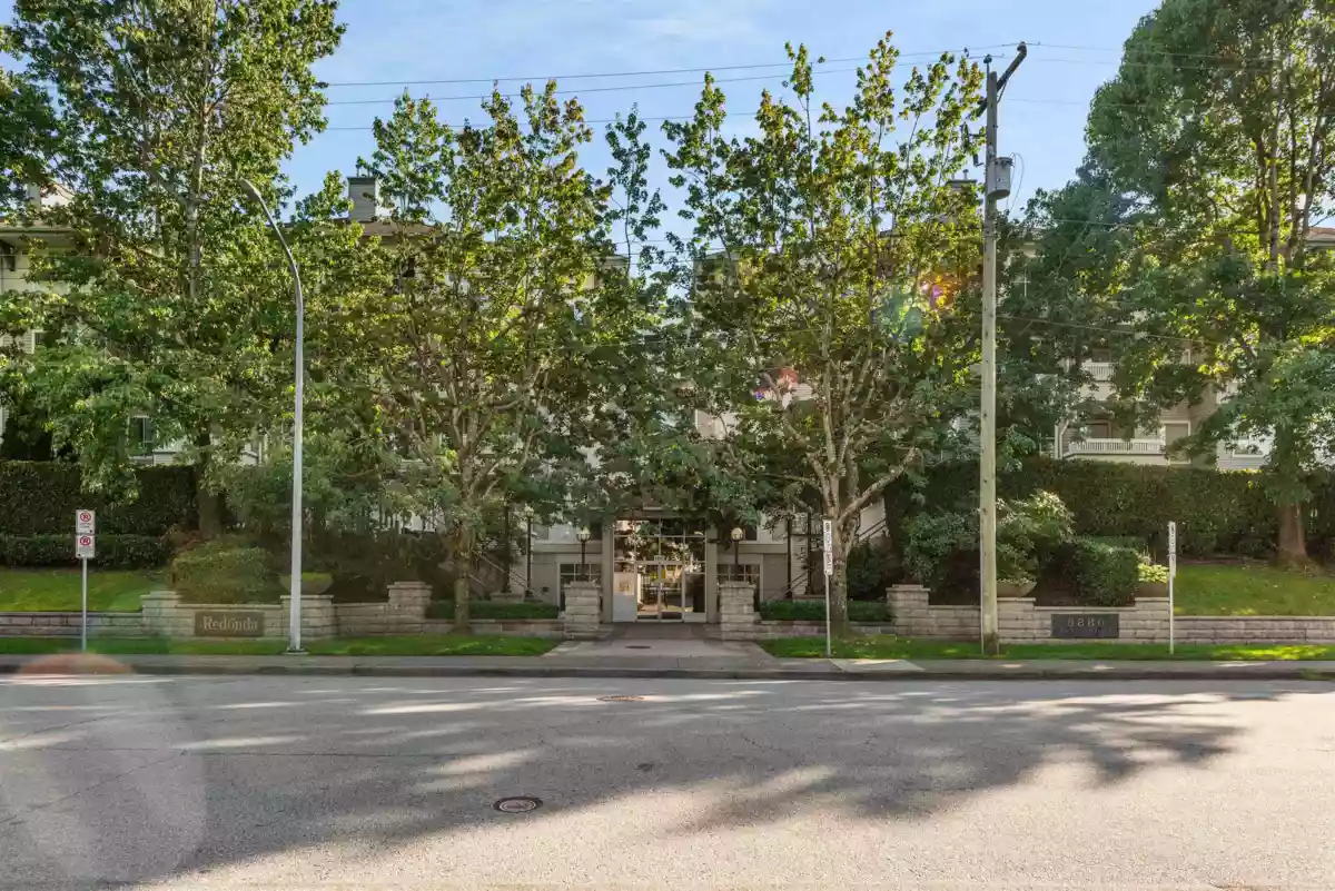 Aerial View of 304 8880 Jones Road, Richmond, BC