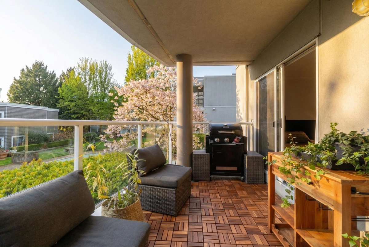 Garage Interior Photo of 212 8450 Jellicoe Street, Vancouver, BC