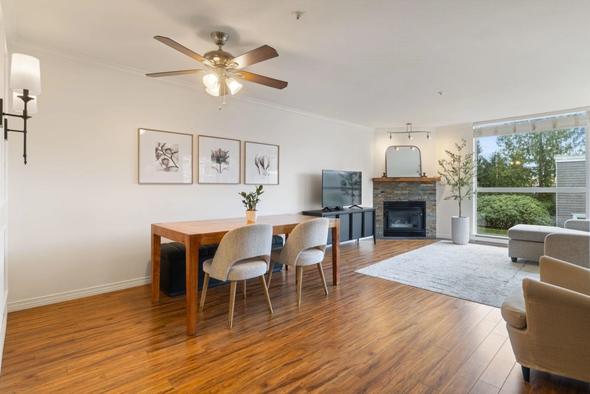 Kitchen Island Photo of 212 8450 Jellicoe Street, Vancouver, BC
