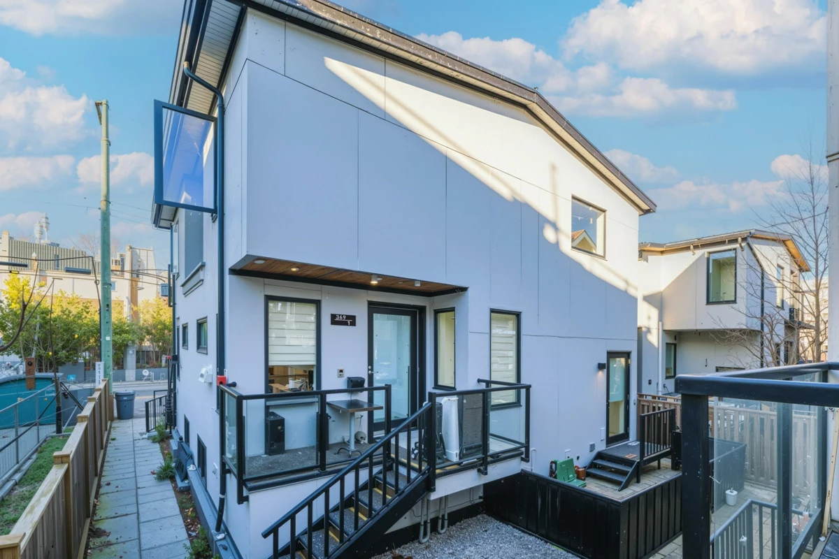 Exterior Rear Photo of 1 369 E 16th Avenue, Vancouver, BC