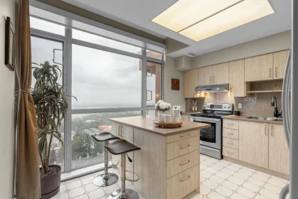 Kitchen Island Photo of 2401 6888 Station Hill Drive, Burnaby, BC