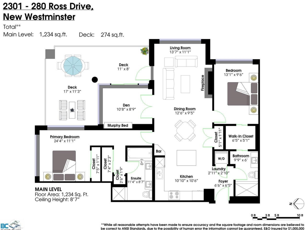 Outdoor Kitchen Photo of 2301 280 Ross Drive, New Westminster, BC
