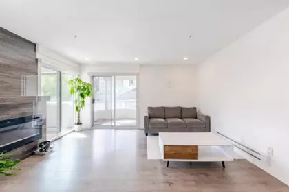 Kitchen Island Photo of 208 7620 Columbia Street, Vancouver, BC
