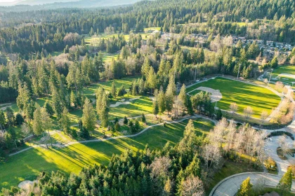 Aerial View of 3868 Mt Seymour Parkway, North Vancouver, BC