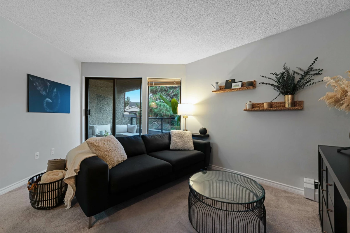 Living Room Photo of 327 8460 Ackroyd Road, Richmond, BC