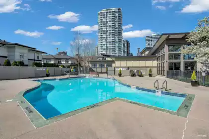 Aerial View of 111 1135 Windsor Mews, Coquitlam, BC