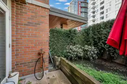 Outdoor Deck Photo of 111 1135 Windsor Mews, Coquitlam, BC
