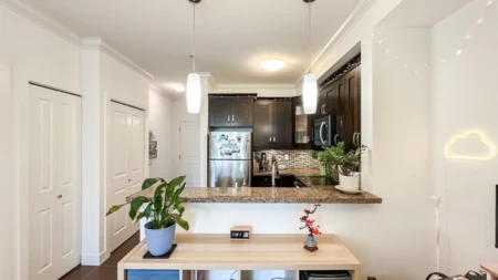 Kitchen Island Photo of 301 13897 Fraser Highway, Surrey, BC