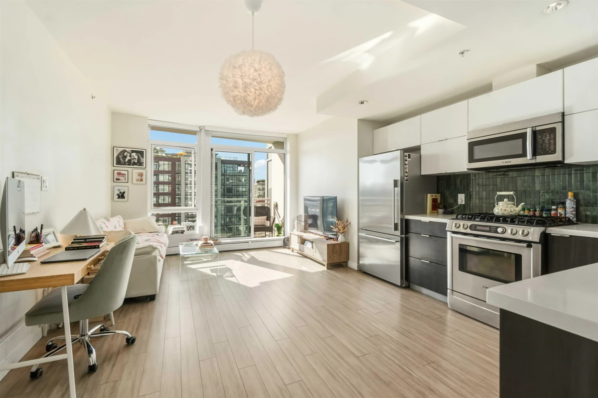 Living Room Photo of 1108 1775 Quebec Street, Vancouver, BC