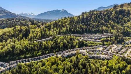 Aerial View of 142 6026 Lindeman Street, Chilliwack, BC