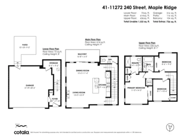 Outdoor Deck Photo of 41 11272 240 Street, Maple Ridge, BC