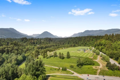 Aerial View of 869 Seymour Boulevard, North Vancouver, BC