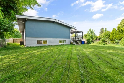 Aerial View of 46155 Larch Avenue, Chilliwack, BC