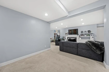 Aerial View of 1098 Linnae Avenue, North Vancouver, BC