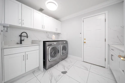 Aerial View of 6411 Bouchard Court, Richmond, BC