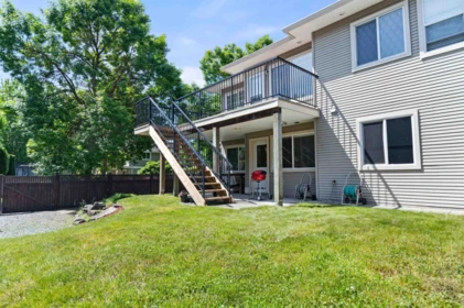 Aerial View of 4070 Channel Street, Abbotsford, BC