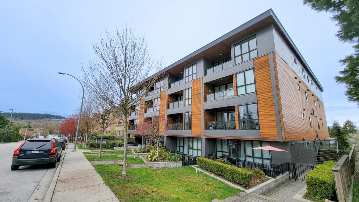 Exterior Rear Photo of 204 2267 Pitt River Road, Port Coquitlam, BC