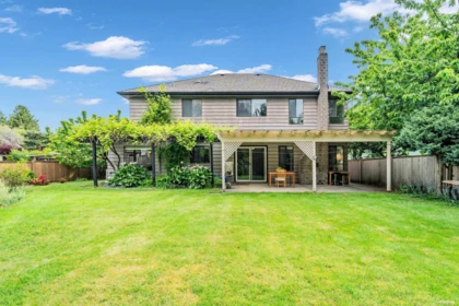 Aerial View of 8155 Corless Place, Richmond, BC