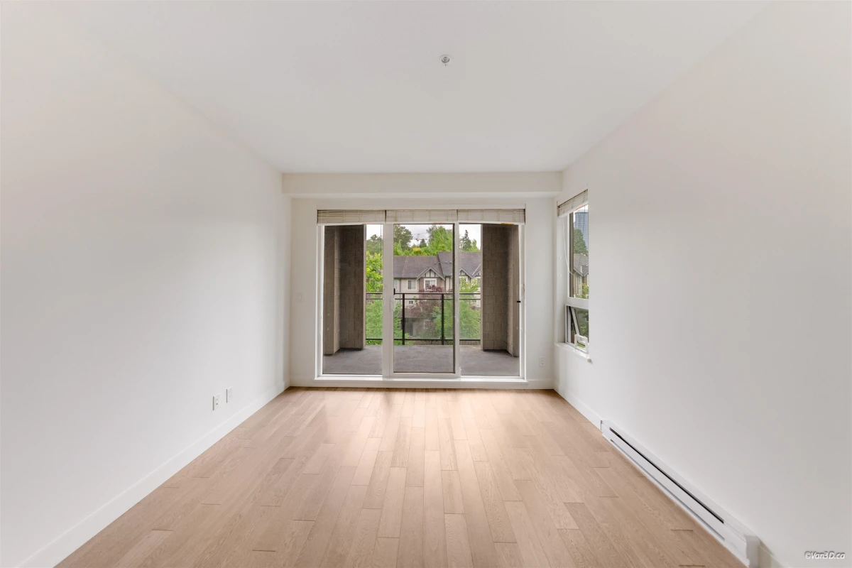 Exterior Rear Photo of 411 3399 Noel Drive, Burnaby, BC