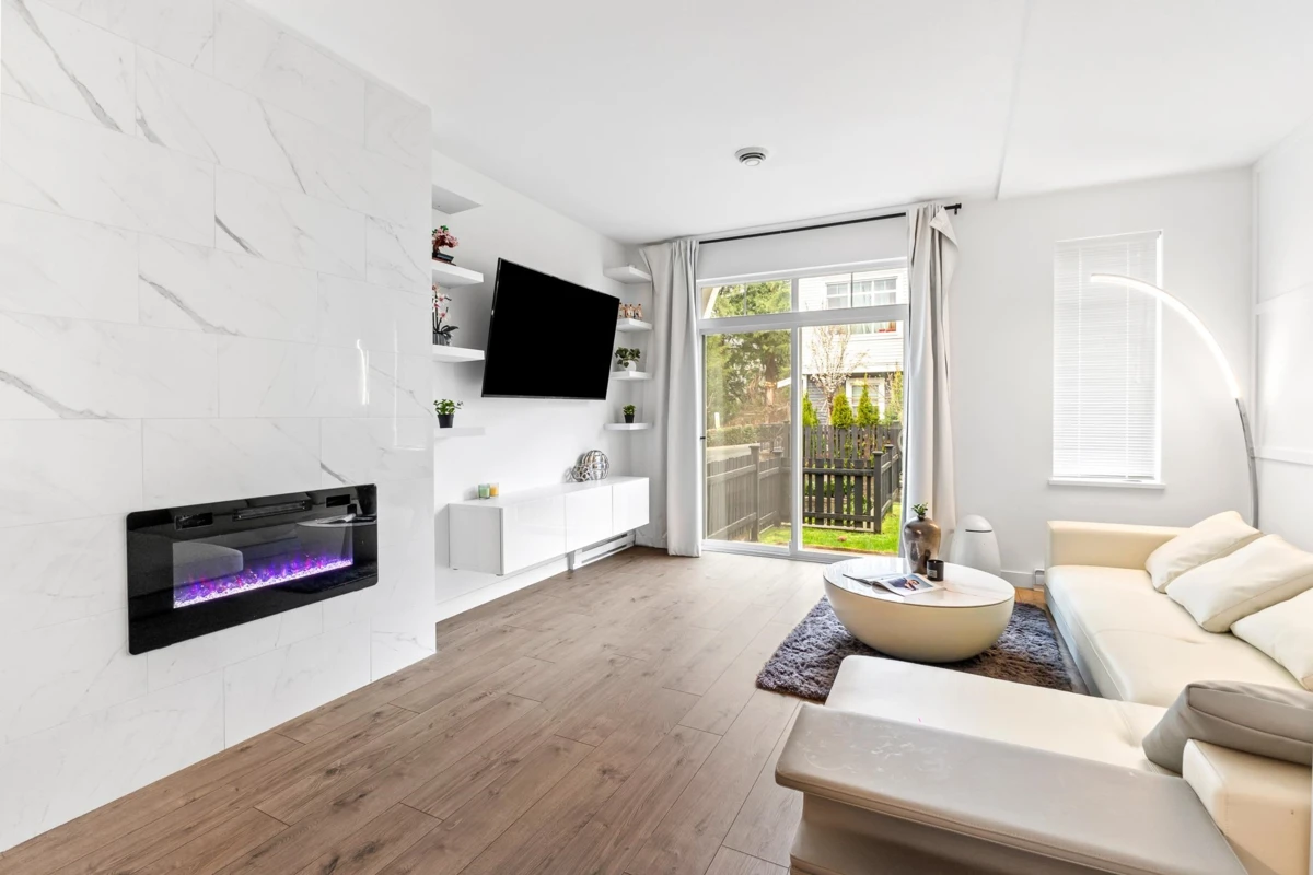 Living Room Photo of 134 1220 Rocklin Street, Coquitlam, BC