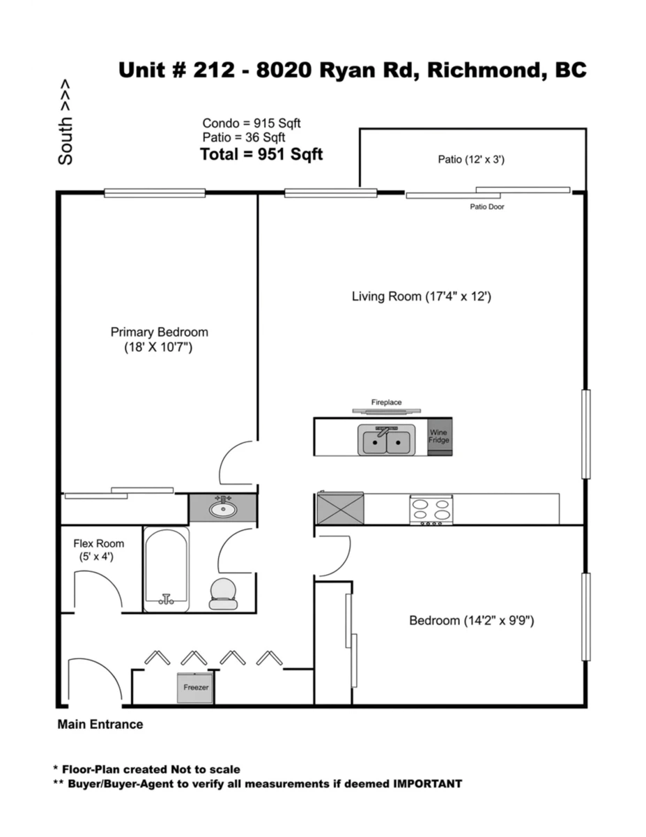 Exterior Rear Photo of 212 8020 Ryan Road, Richmond, BC