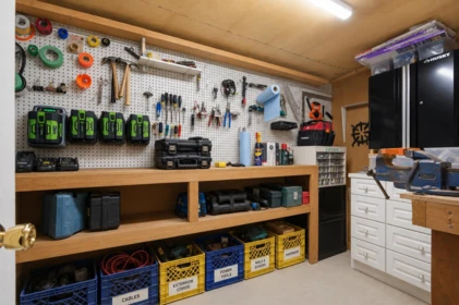 Garage Interior Photo of 819 Eighth Avenue, New Westminster, BC