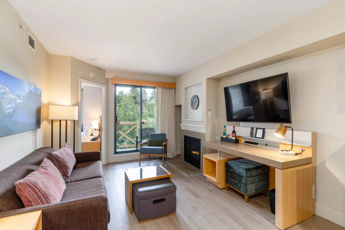 Living Room Photo of 2318/20 4308 Main Street, Whistler, BC