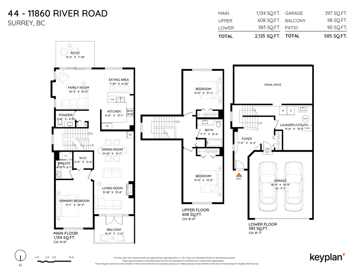 Dining Area Photo of 44 11860 River Road, Surrey, BC