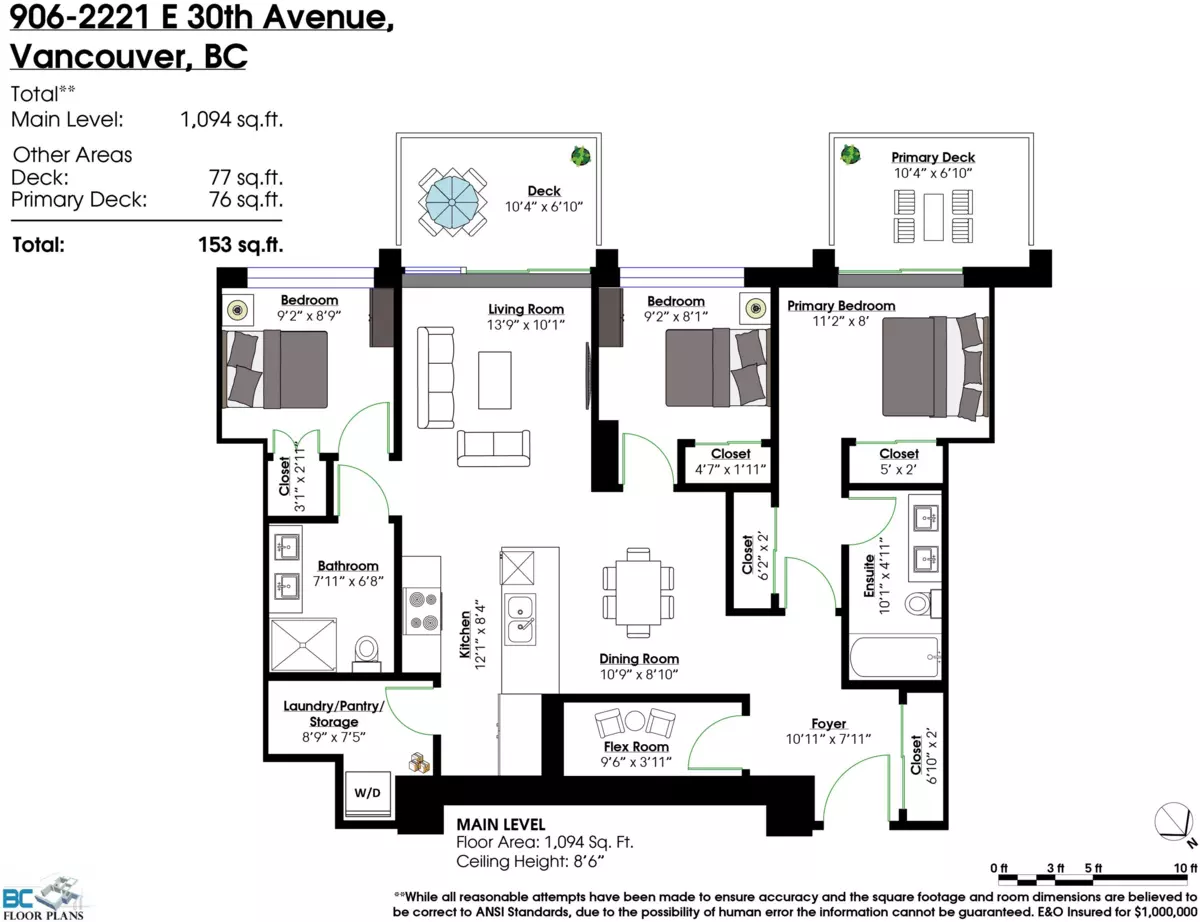 Exterior Rear Photo of 906 2221 E 30th Avenue, Vancouver, BC