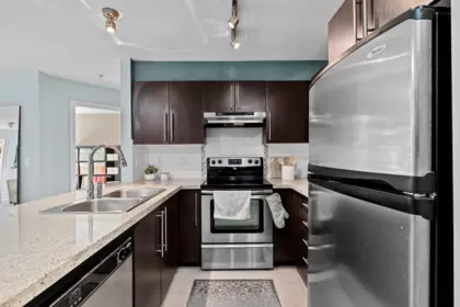 Kitchen Island Photo of 110 2088 Beta Avenue, Burnaby, BC