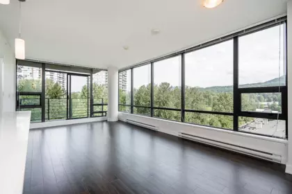 Kitchen Island Photo of 803 301 Capilano Road, Port Moody, BC