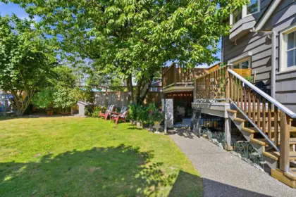 Aerial View of 829 Eighth Avenue, New Westminster, BC