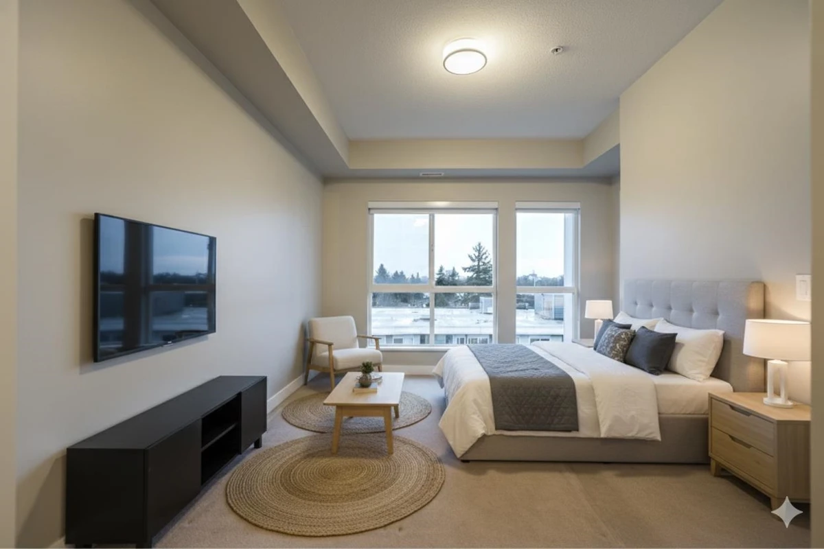 Family Room Photo of 703 10033 River Drive, Richmond, BC