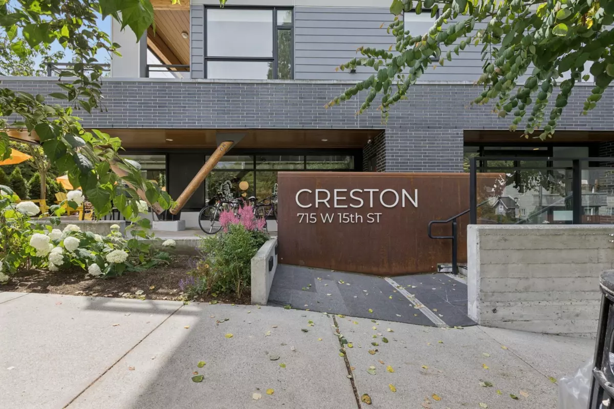 Exterior Rear Photo of 209 715 W 15th Street, North Vancouver, BC