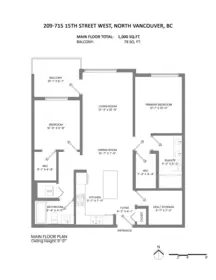 Outdoor Patio Photo of 209 715 W 15th Street, North Vancouver, BC