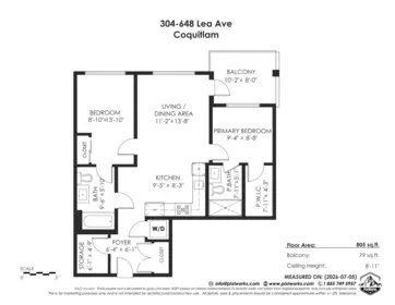 Hallway Photo of 304 648 Lea Avenue, Coquitlam, BC