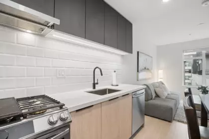 Kitchen Photo of 413 3038 St George Street, Port Moody, BC