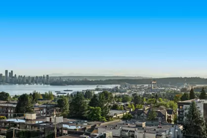 Aerial View of 801 120 W 16th Street, North Vancouver, BC