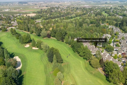 Aerial View of 73 3355 Morgan Creek Way, Surrey, BC