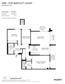 1003 3737 Bartlett Court, Burnaby, BC, Burnaby — Apartment/Condo for sale