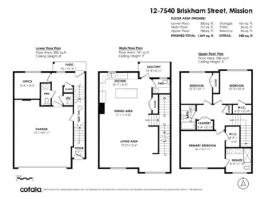 Living Room Photo of 12 7540 Briskham Street, Mission, BC