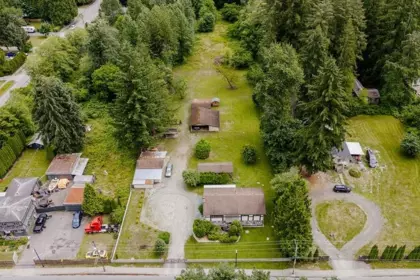 Aerial View of 12760 232 Street, Maple Ridge, BC