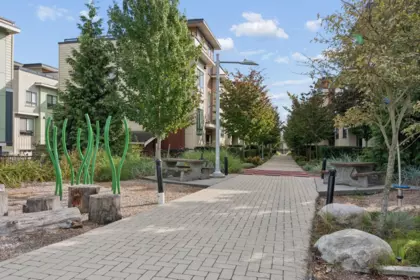 Aerial View of 61 10199 River Drive, Richmond, BC