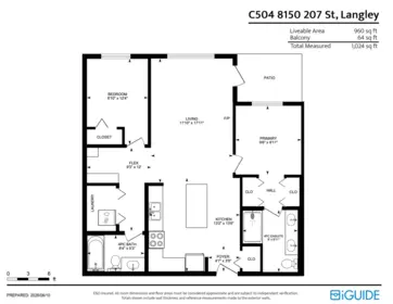 Hallway Photo of C504 8150 207 Street, Langley, BC
