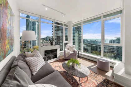Living Room Photo of 1106 175 W 2nd Street, North Vancouver, BC
