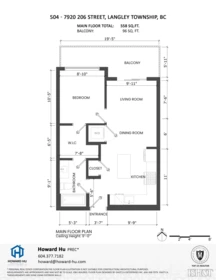 Street View Photo of 504 7920 206 Street, Langley, BC