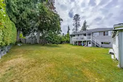 Aerial View of 837 Regan Avenue, Coquitlam, BC